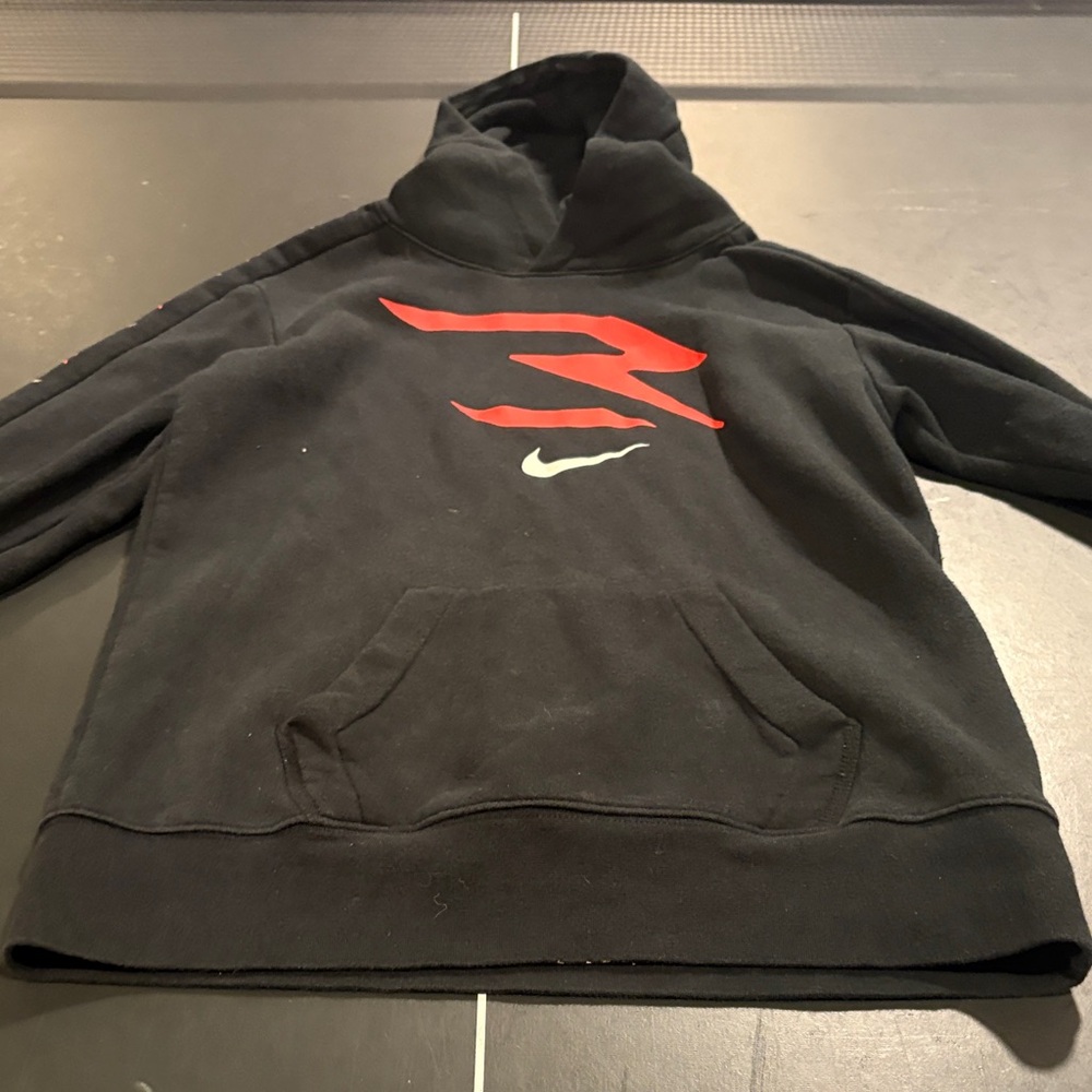 Nike Black Hoodie with White Logo
